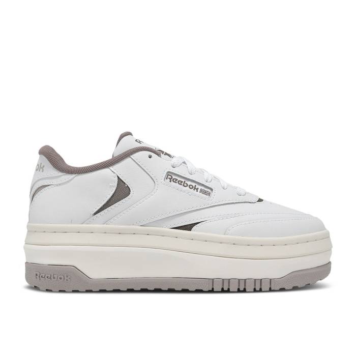 リーボック Reebok 【 Wmns Club C Revenge \u0027White Grey\u0027 Women White/Hazy Grey/Gritty Grey 】 野球クラブ レディース 白いこと 白いこと 薄墨色 薄墨色