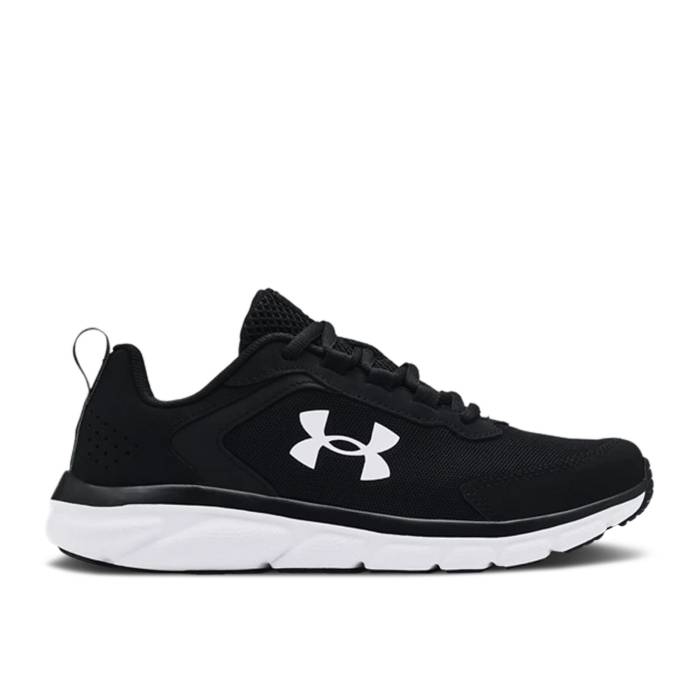 アンダーアーマー Under Armour 【 Assert 9 Gs 'Black White' Youth Black/White 】 ジュニア キッズ 黒色 ブラック 白色 ホワイト｜スニケス