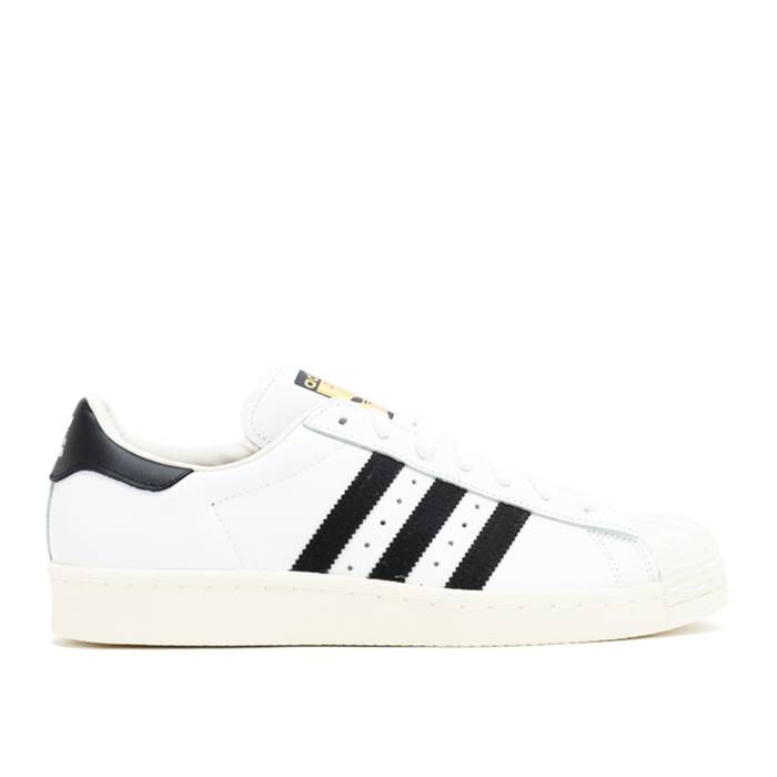 アディダス Adidas 【 Superstar 80S 'White' Men White/Black/Chalk 】 Superstar スーパースター メンズ 白色 ホワイト 黒色 ブラック