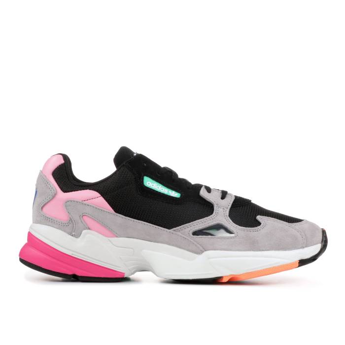 アディダス Adidas 【 Wmns Falcon \u0027Light Granite\u0027 Women Core Black/Core Black/Light Granite 】 レディース 中核グループ 黒いこと 黒いこと