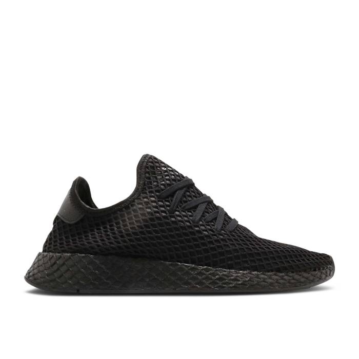 アディダス Adidas 【 Deerupt \u0027Double Black\u0027 Men Core Black/Core Black/Footwear White 】 メンズ 中核グループ 黒いこと 黒いこと 白いこと 白いこと