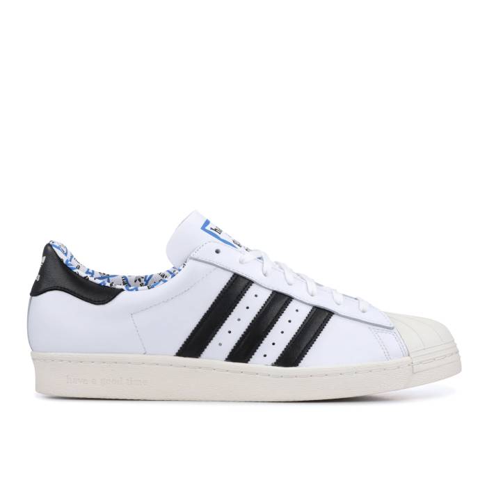 アディダス Adidas 【 Have A Good Time X Superstar 80S 'Chalk White' Men Footwear White/Core Black/Chalk White 】 タイム Superstar スーパースター メンズ 白色 ホワイト コア 黒色 ブラック