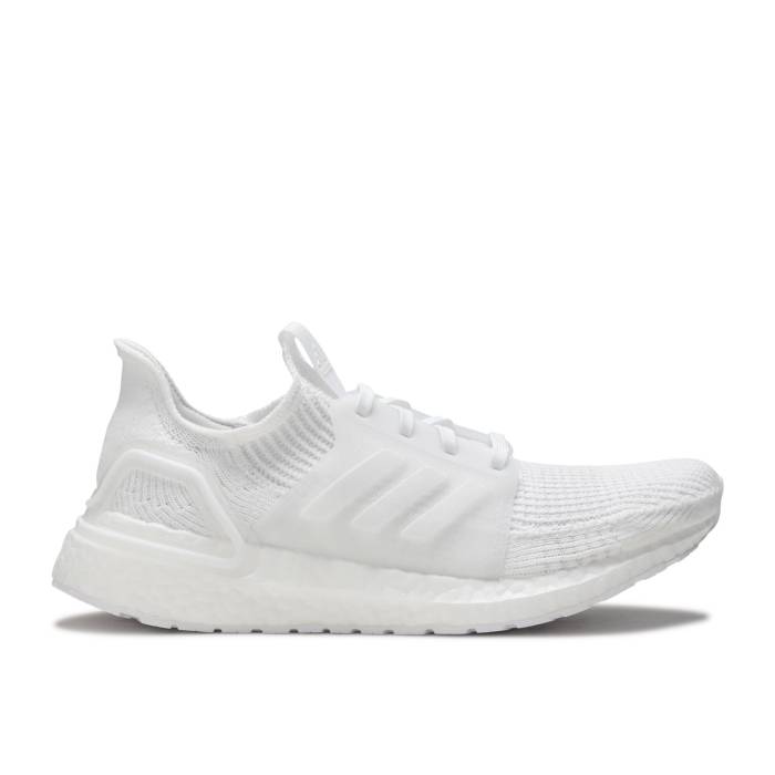アディダス Adidas 【 Wmns Ultraboost 19 \u0027Triple White\u0027 Women Footwear White/Grey One/Core Black 】 レディース 白いこと 白いこと 薄墨色 薄墨色 中核グループ 黒いこと 黒いこと