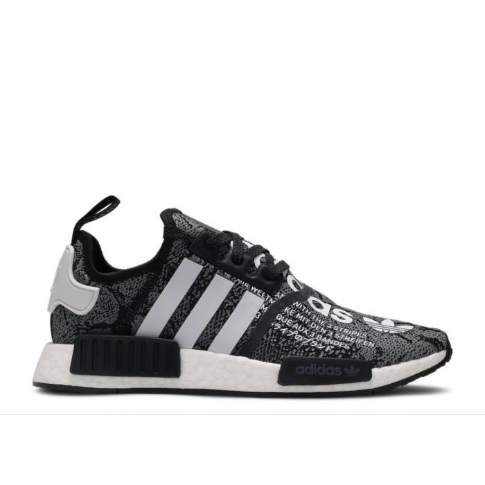アディダス Adidas 【 Atmos X Nmd_R1 \u0027G-Snk\u0027 Men Core Black/Footwear White/Footwear White 】 メンズ 中核グループ 黒いこと 黒いこと 白いこと 白いこと