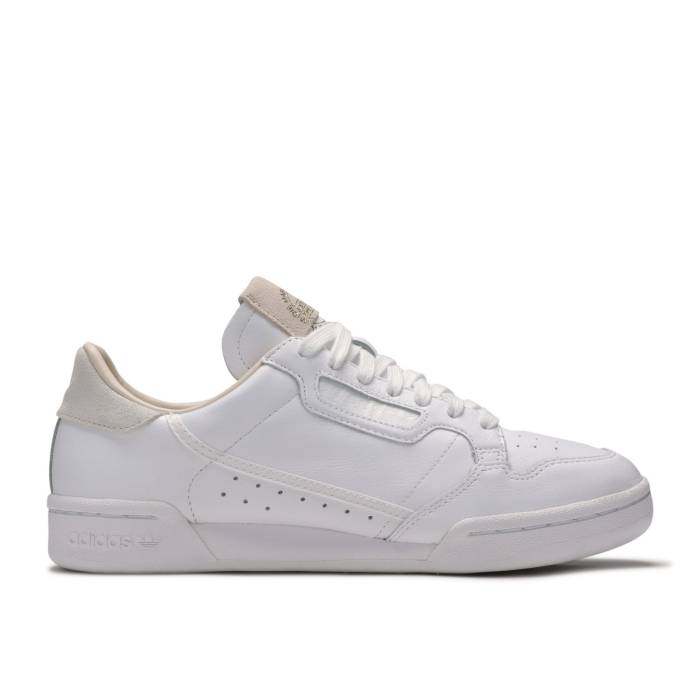 アディダス Adidas 【 Continental 80 \u0027Home Of Classics\u0027 Men Cloud White/Cloud White/Crystal White 】 メンズ 白いこと 白いこと