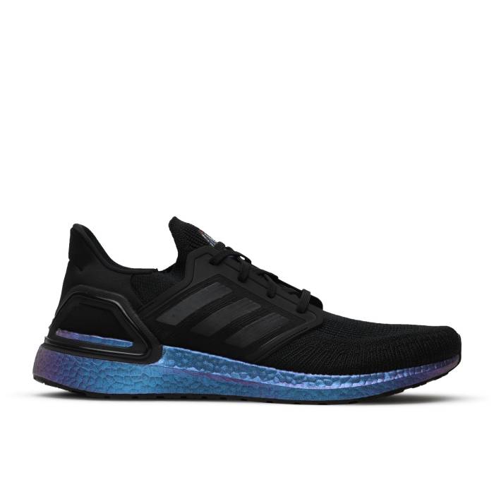 アディダス Adidas 【 Iss Us National Lab X Ultraboost 20 'Core Black' Men Core Black/Core Black/Blue Violet Metallic 】 メンズ コア 黒色 ブラック 青色 ブルー 紫・バイオレット|スニケス