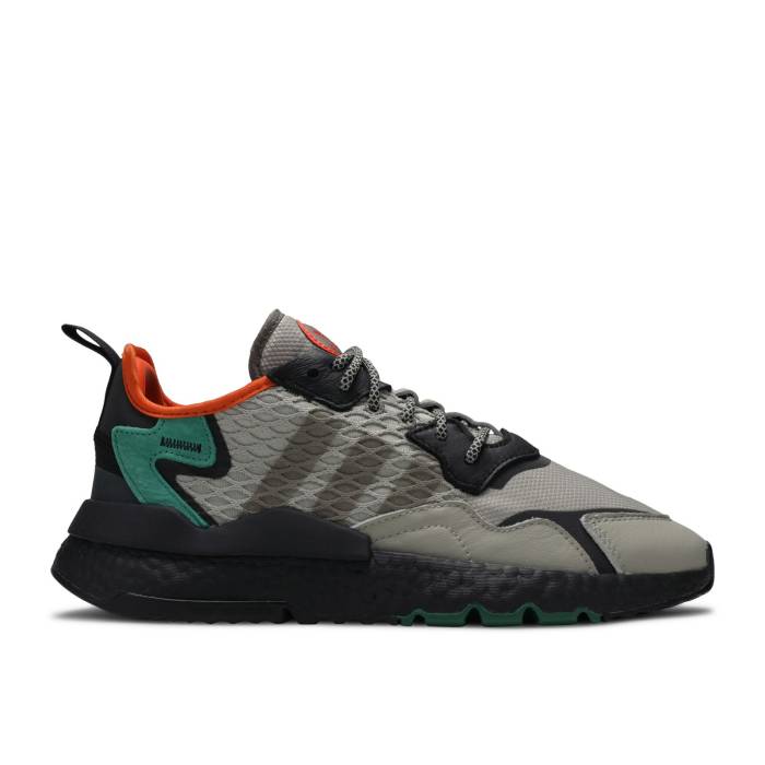 アディダス Adidas 【 Nite Jogger \u0027Sesame\u0027 Men Sesame/Core Black/Bold Green 】 ジョガーパンツ メンズ 中核グループ 黒いこと 黒いこと green 緑・緑であること