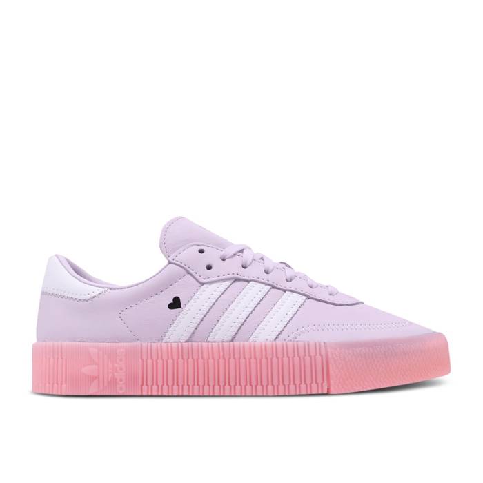 アディダス Adidas 【 Wmns Sambarose 'Valentine's Day' Women Purple Tint/Footwear White/Glory Pink 】 レディース Purple 紫・パープル 白色 ホワイト pink ピンク