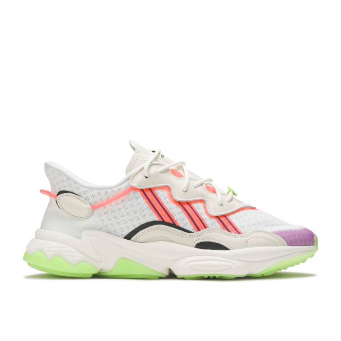 アディダス Adidas 【 Ozweego \u0027Signal Green Purple\u0027 Men Off White/Signal Green/Glory Purple 】 green 緑・緑であること メンズ 白いこと 白いこと green 緑・緑であること Purple 紫・パープル