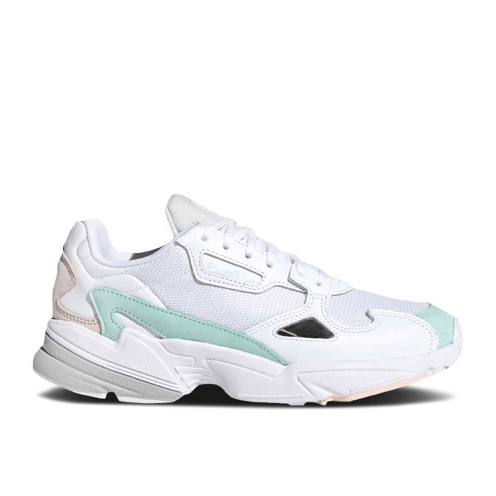 アディダス Adidas 【 Wmns Falcon 'Cloud White Mint' Women Cloud White/Clear Mint/Icey Pink 】 白色 ホワイト レディース 白色 ホワイト pink ピンク