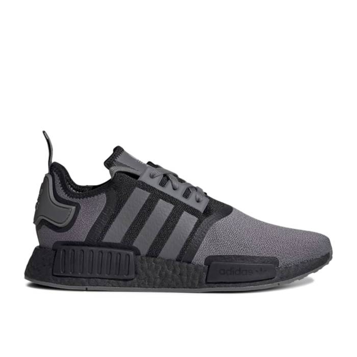 アディダス Adidas 【 Nmd_R1 \u0027Grey Black\u0027 Men Grey/Grey/Core Black 】 メンズ 薄墨色 薄墨色 中核グループ 黒いこと 黒いこと 靴-スニーカー-メンズ靴