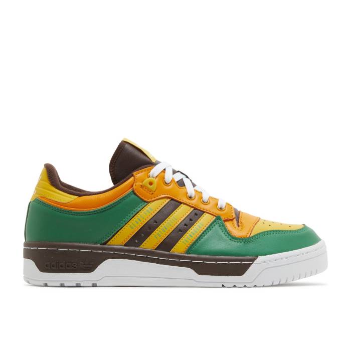 アディダス Adidas 【 Human Made X Rivalry Low 'Green Gold' Men Green/Footwear White/Supplier Colour 】 メンズ green 緑・グリーン 白色 ホワイト