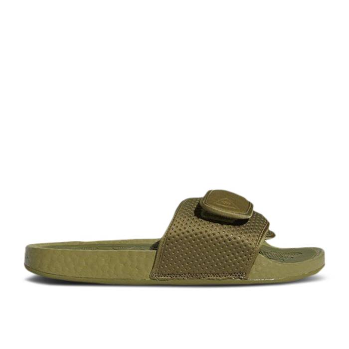 アディダス Adidas 【 Pharrell X Boost Slides Olive Cargo Men Olive Cargo/Olive Cargo/Olive Cargo 】 ブースト メンズ olive オリーブ カーゴ