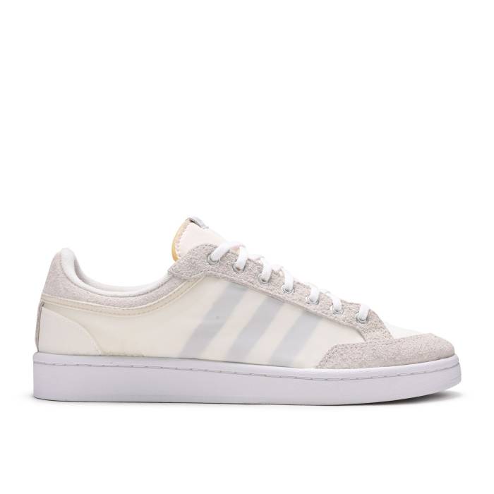 アディダス Adidas 【 Donald Glover X Americana Low Consortium \u0027Off-White\u0027 Men Off-White/Footwear White/Noble Indigo 】 メンズ 象牙色 白いこと 白いこと 藍色・インディゴ スニーカー-メンズ靴-靴