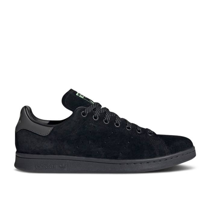 アディダス Adidas 【 Stan Smith 'Monochrome Black' Men Core Black/Grey Six/Blush Green 】 メンズ コア 黒色 ブラック 灰色 グレー green 緑・グリーン