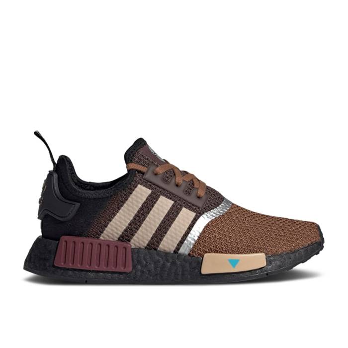 アディダス Adidas 【 Star Wars X Nmd_R1 Kids 'Mandalorian' Youth Brown/Pale Nude/Maroon 】 ジュニア キッズ 茶色 ブラウン マルーン
