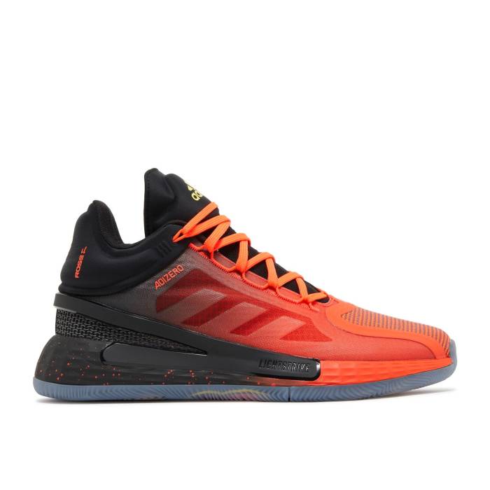 アディダス Adidas 【 D Rose 11 Phoenix Reborn Men Core Black/Solar Red/Yellow 】 Rose ローズ メンズ コア 黒色 ブラック Red 赤・レッド yellow 黄色・イエロー
