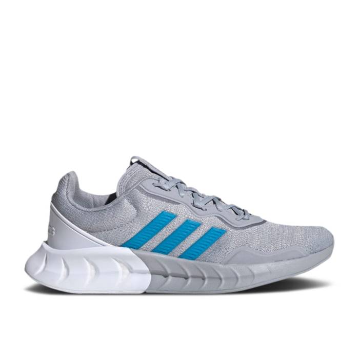アディダス Adidas 【 Kaptir \u0027Silver Solar Blue\u0027 Men Halo Silver/Solar Blue/Grey 】 メンズ Silver しろがね色・しろがね色 青味 青み 薄墨色 薄墨色