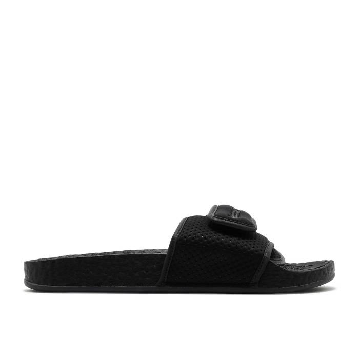 アディダス Adidas 【 Pharrell X Chancletas Hu Slide Black Future Men Core Black/Core Black/Core Black 】 Slide サンダル メンズ コア 黒色 ブラック