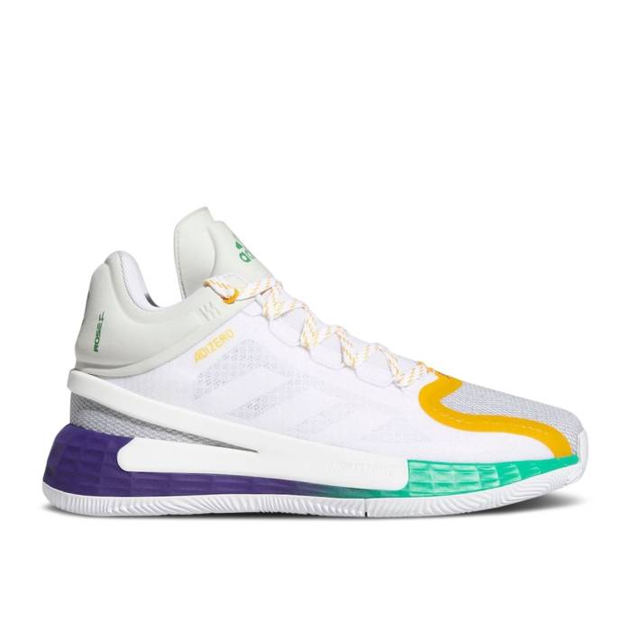 アディダス Adidas 【 D Rose 11 'Career High' Men Cloud White/Team College Purple/Team College Gold 】 Rose ローズ メンズ 白色 ホワイト Team チーム カレッジ Purple 紫・パープル ゴールド