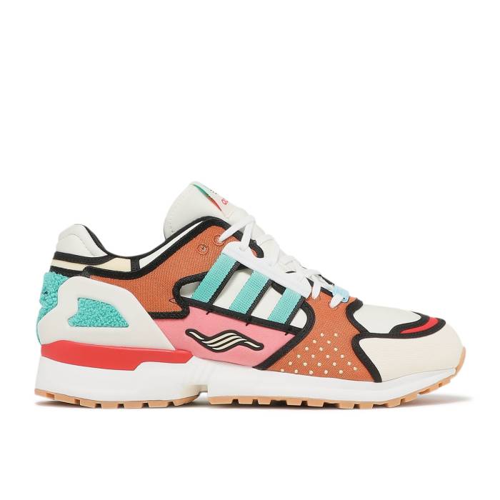 アディダス Adidas 【 The Simpsons X Zx 10000 A-Zx Series - Krusty Burger Men Cream White/Supplier Colour/Cloud White 】 シリーズ メンズ クリーム 白色 ホワイト