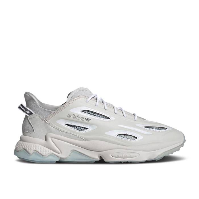 アディダス Adidas 【 Ozweego Celox \u0027Grey\u0027 Men Grey One/Cloud White/Halo Blue 】 メンズ 薄墨色 薄墨色 白いこと 白いこと 青味 青み