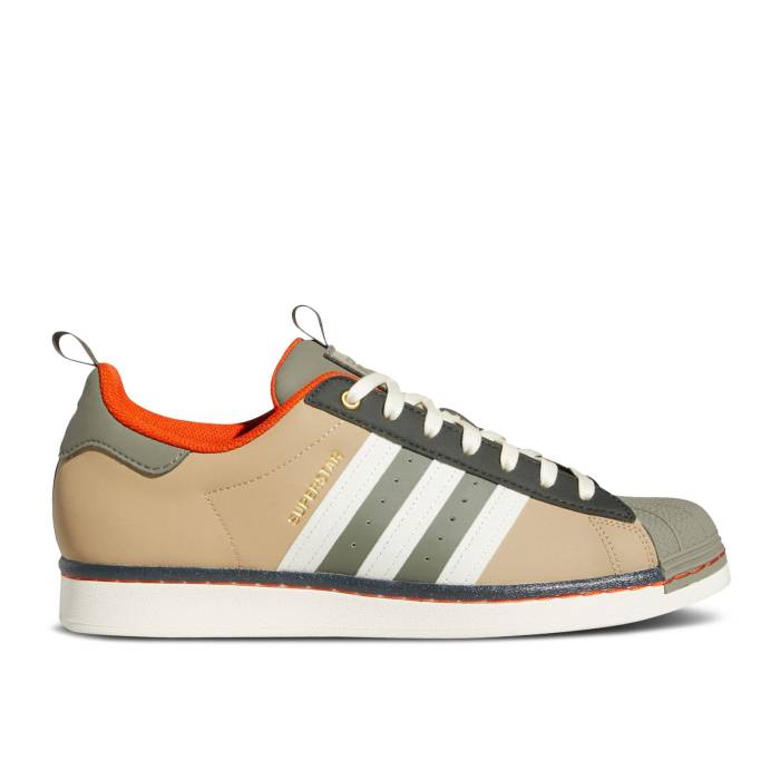 アディダス Adidas 【 Superstar \u0027Hemp Cream\u0027 Men Hemp/Cream White/Collegiate Orange 】 Superstar はやりっ子 メンズ 皮膚軟化剤 白いこと 白いこと orange 橙・オレンジ色