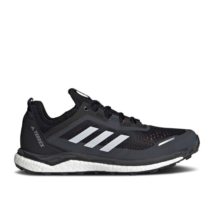 アディダス Adidas 【 Terrex Agravic Flow \u0027Black White\u0027 Men Core Black/Crystal White/Solar Red 】 流動受け答え メンズ 中核グループ 黒いこと 黒いこと 白いこと 白いこと Red 赤・赤いこと メンズ靴-靴