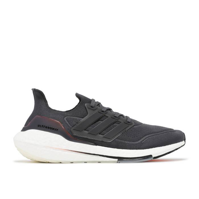アディダス Adidas 【 Ultraboost 21 'Grey Screaming Orange' Men Grey Five/Grey Five/Screaming Orange 】 メンズ 灰色 グレー orange 橙・オレンジ