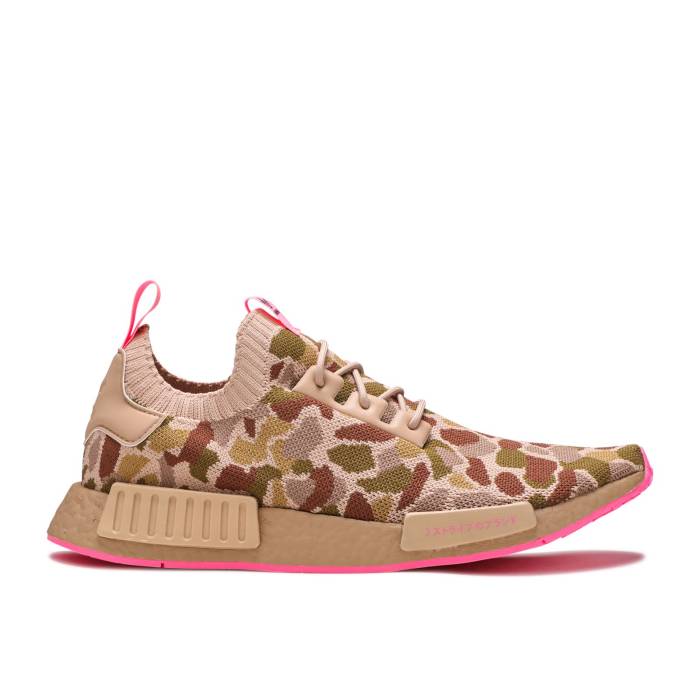 アディダス Adidas 【 Nmd_R1 Primeknit Camo Hyper Pop Men Pale Nude/Pale Nude/Hyper Pop 】 メンズ