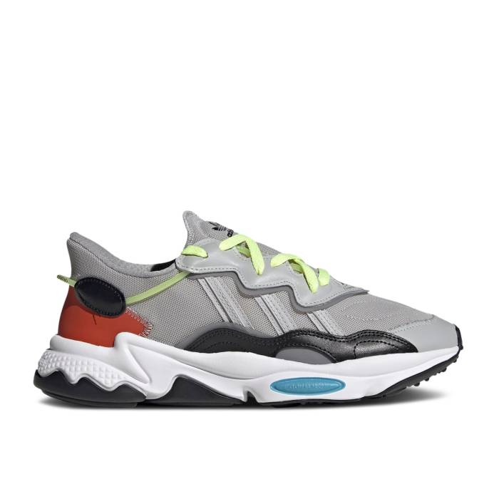 アディダス Adidas 【 Ozweego 'Grey Hazy Blue' Men Grey Two/Core Black/Hazy Blue 】 メンズ 灰色 グレー コア 黒色 ブラック 青色 ブルー