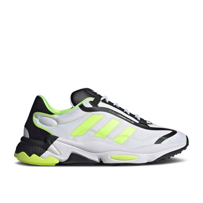 アディダス Adidas 【 Ozweego Pure \u0027White Solar Yellow\u0027 Men Core Black/Cloud White/Solar Yellow 】 純然たる メンズ 中核グループ 黒いこと 黒いこと 白いこと 白いこと yellow 黄味がかった・黄色