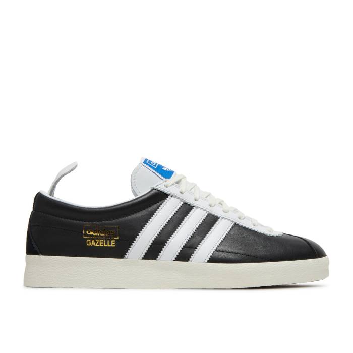 アディダス Adidas 【 Gazelle Vintage 'Black Gold Metallic' Men Core Black/Cloud White/Gold Metallic 】 ガゼル vintage ビンテージ・ヴィンテージ ゴールド メンズ コア 黒色 ブラック 白色 ホワイト ゴールド｜スニケス
