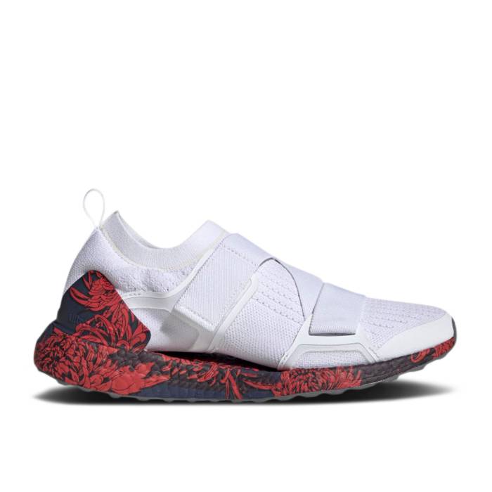 アディダス Adidas 【 Stella Mccartney X Wmns Ultraboost X \u0027Floral\u0027 Women Cloud White/Tech Beige/Clay Red 】 レディース 白いこと 白いこと テック ベージュ Red 赤・赤いこと