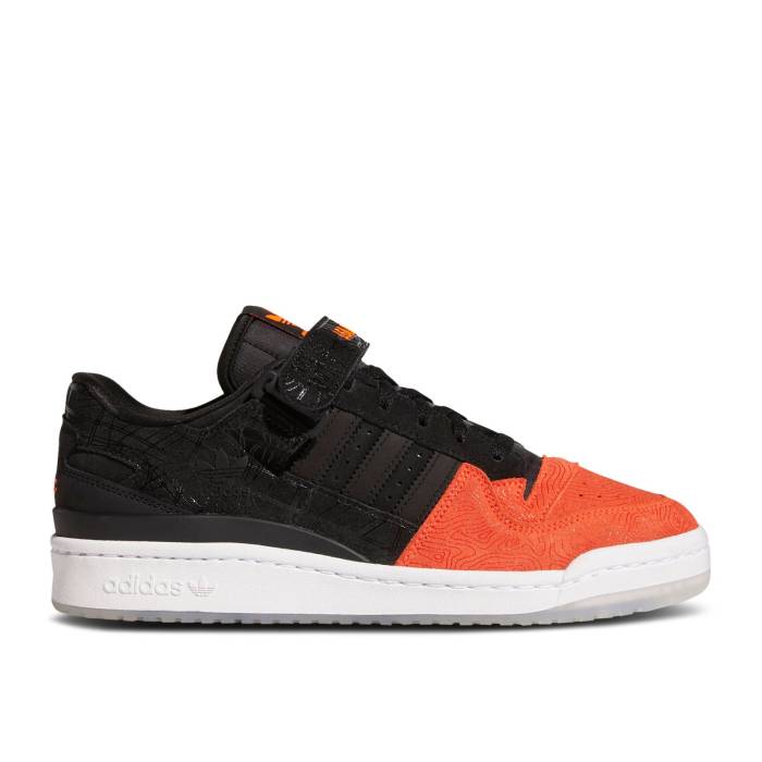 アディダス Adidas 【 Forum Low 'Atlanta' Men Core Black/Core Black/Vivid Red 】 フォーラム メンズ コア 黒色 ブラック Red 赤・レッド|スニケス