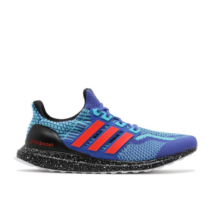アディダス Adidas 【 Ultraboost 5.0 Dna \u0027Sonic Ink\u0027 Men Sonic Ink/Solar Red/Pulse Aqua 】 メンズ Red 赤・赤いこと アクア