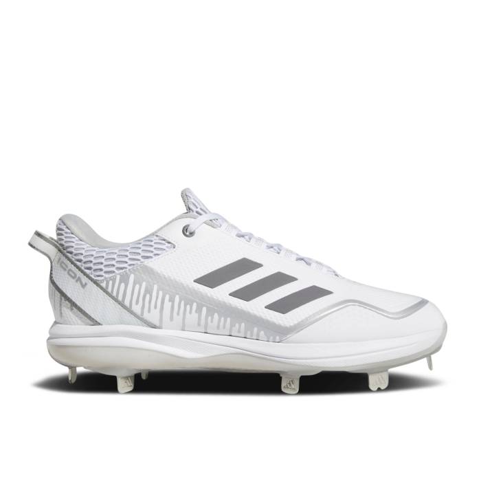 アディダス Adidas 【 Icon 7 \u0027Dripped Out - White\u0027 Men Cloud White/Gunmetal/Silver Metallic 】 アイコン メンズ 白いこと 白いこと Silver しろがね色・しろがね色