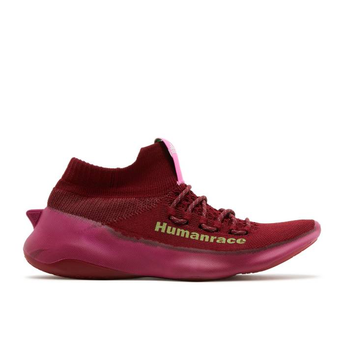 アディダス Adidas 【 Pharrell X Human Race Sichona \u0027Burgundy\u0027 Men Burgundy/Burgundy/Burgundy 】 メンズ ぶどう酒色・バーガンディー