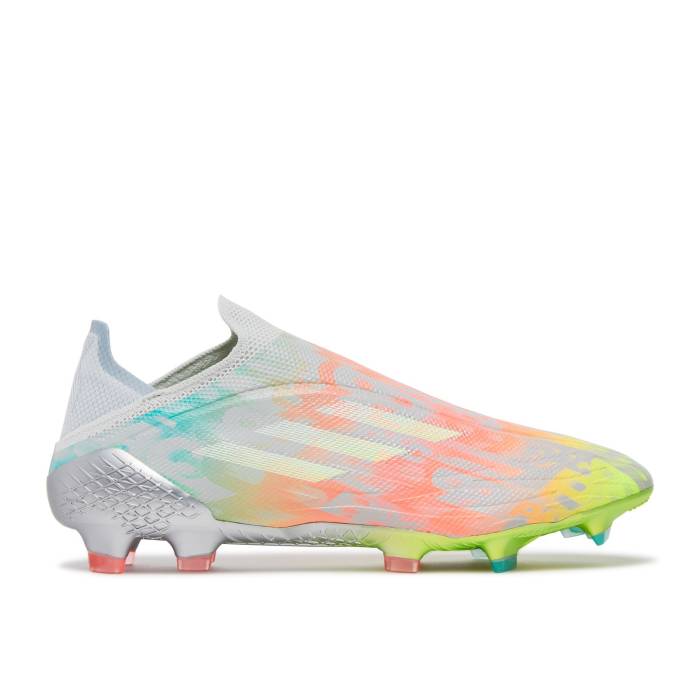アディダス Adidas 【 X Speedflow+ Fg 'Numbersup' Men Clear Onix/Cloud White/Solar Yellow 】 メンズ 白色 ホワイト yellow 黄色・イエロー|スニケス