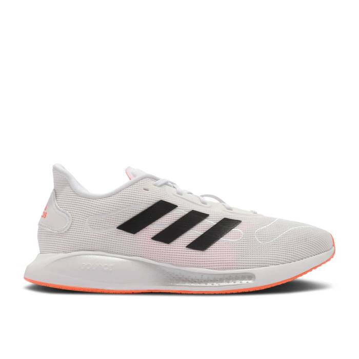 アディダス Adidas 【 Galaxar Run White Screaming Orange Men Cloud White/Core Black/Screaming Orange 】 ラン メンズ 白色 ホワイト コア 黒色 ブラック orange 橙・オレンジ