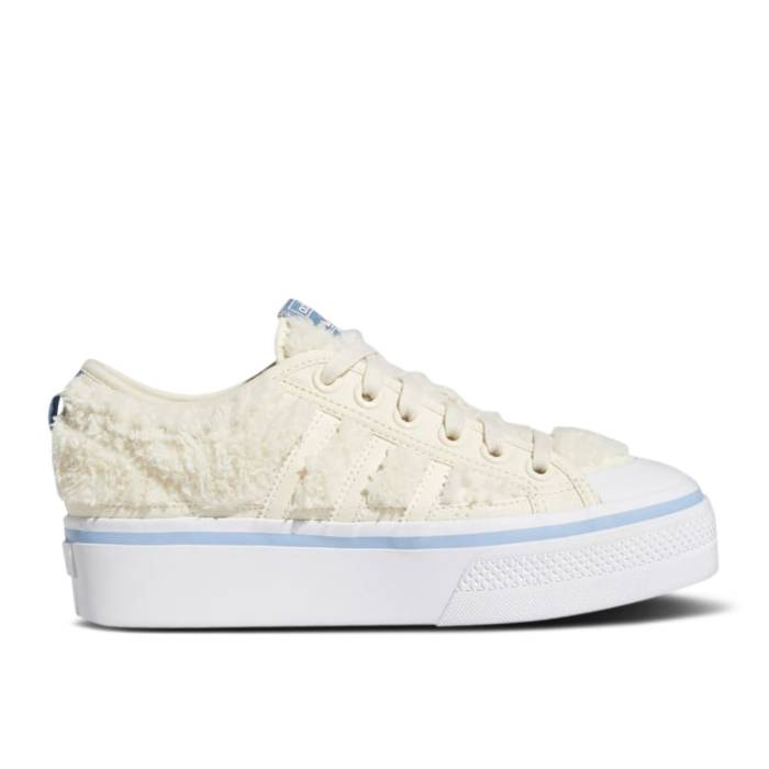 アディダス Adidas 【 Wmns Nizza Platform 'Wonder White' Women Wonder White/Cloud White/Ambient Sky 】 レディース 白色 ホワイト スカイ