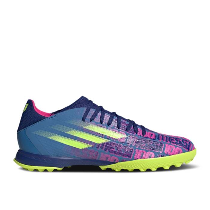 アディダス Adidas 【 X Speedflow Messi.3 Tf 'Numbersup' Men Victory Blue/Shock Pink/Solar Yellow 】 メンズ Victory ビクトリー 青色 ブルー ショック pink ピンク yellow 黄色・イエロー｜スニケス