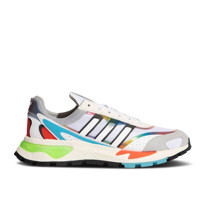 アディダス Adidas 【 Retropy P9 \u0027White Rainbow\u0027 Men Ash Pearl/Blue/Red Box/Dash Green 】 メンズ パール 青味 青み Red 赤・赤いこと ボックス席 green 緑・緑であること