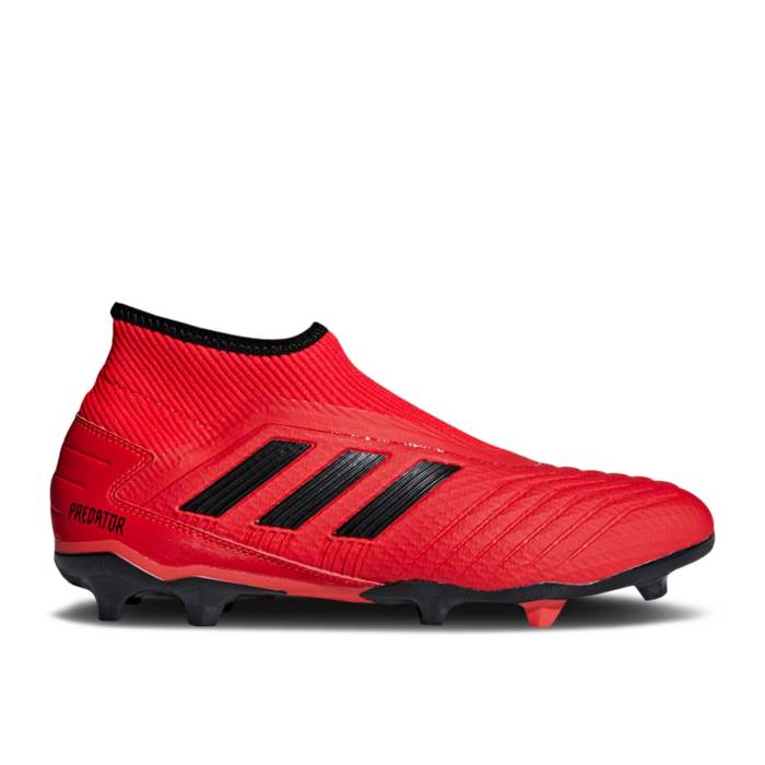 アディダス Adidas 【 Predator 19.3 Laceless Fg \u0027Active Red Black\u0027 Men Active Red/Core Black/Core Black 】 プレデター Red 赤・赤いこと メンズ Red 赤・赤いこと 中核グループ 黒いこと 黒いこと