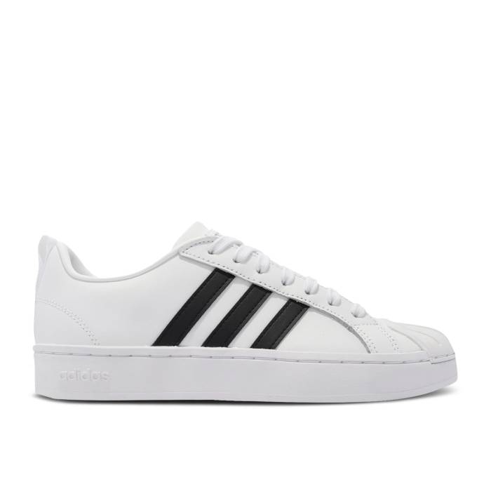 アディダス Adidas 【 Wmns Streetcheck Cloudfoam Court Low \u0027White Black\u0027 Women Footwear White/Core Black/Footwear White 】 厚地の外套 レディース 白いこと 白いこと 中核グループ 黒いこと 黒いこと