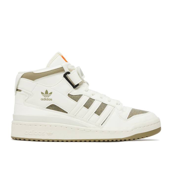 アディダス Adidas 【 Forum Mid 'Off White Orbit Green' Men Off White/Off White/Orbit Green 】 フォーラム ミッド 白色 ホワイト メンズ 白色 ホワイト green 緑・グリーン
