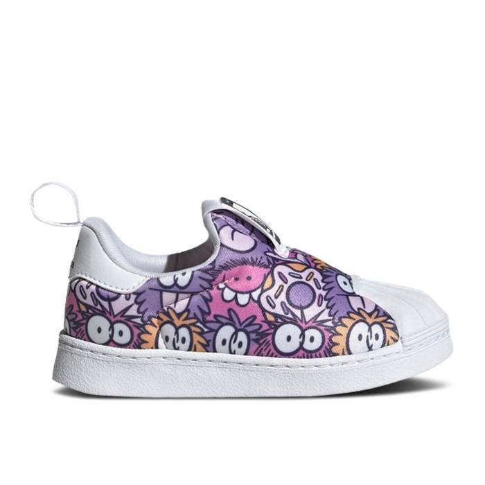 アディダス Adidas 【 Kevin Lyons X Superstar 360 I 'Monster' Infant Light Pink/Shadow Navy/Cloud White 】 ケビン Superstar スーパースター ベビー pink ピンク シャドー・シャドウ 紺色 ネイビー 白色 ホワイト｜スニケス