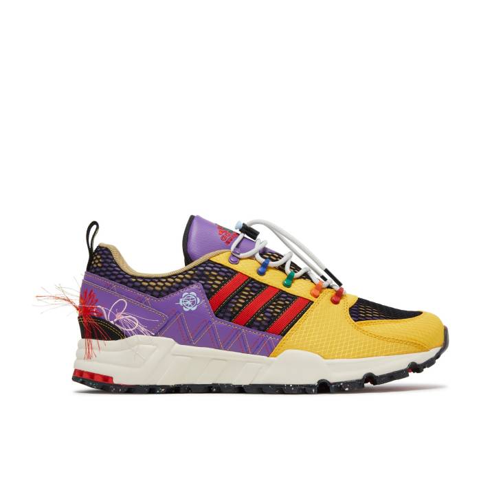 アディダス Adidas 【 Sean Wotherspoon X Equipment Support 93 \u0027Super Earth\u0027 Men Bold Gold/Red/Active Purple 】 メンズ ゴールド Red 赤・赤いこと Purple 紫・パープル
