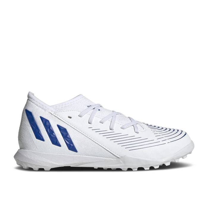 アディダス Adidas 【 Predator Edge.3 Tf J 'White Hi-Res Blue' Youth Cloud White/Hi-Res Blue/Cloud White 】 プレデター ジュニア キッズ 白色 ホワイト 青色 ブルー|スニケス