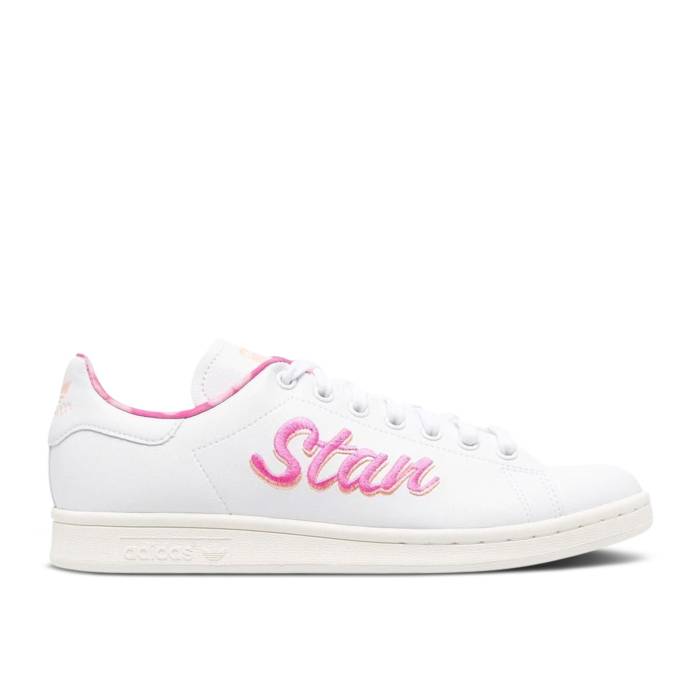 アディダス Adidas 【 Stan Smith White Screaming Pink Men Footwear White/Screaming Pink/Off White 】 メンズ 白色 ホワイト pink ピンク